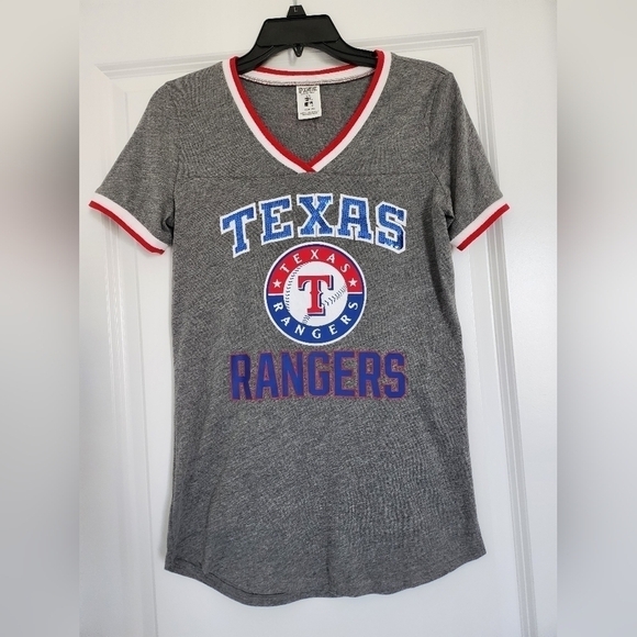 PINK Victoria's Secret Tops - Texas Rangers Pink Victoria's Secret sequined top size XS